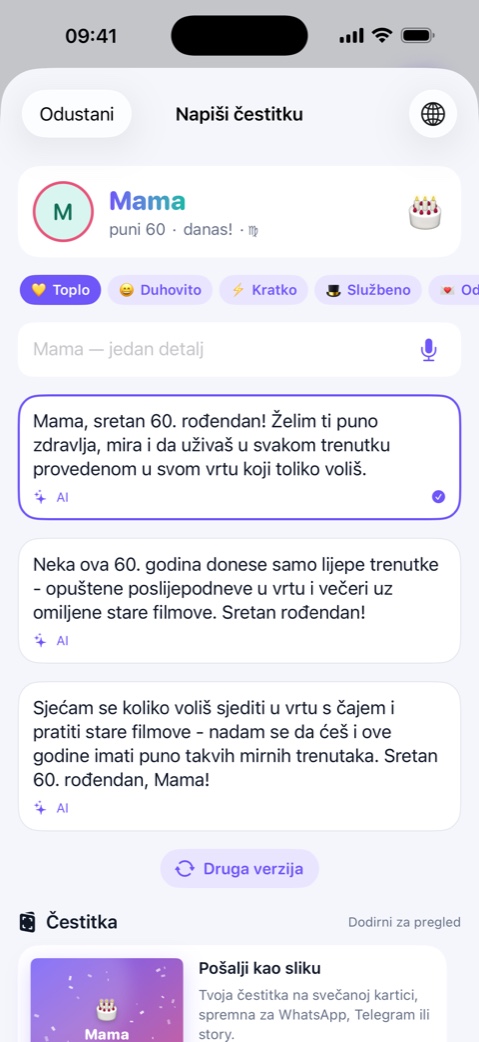 Imat ćeš što reći.