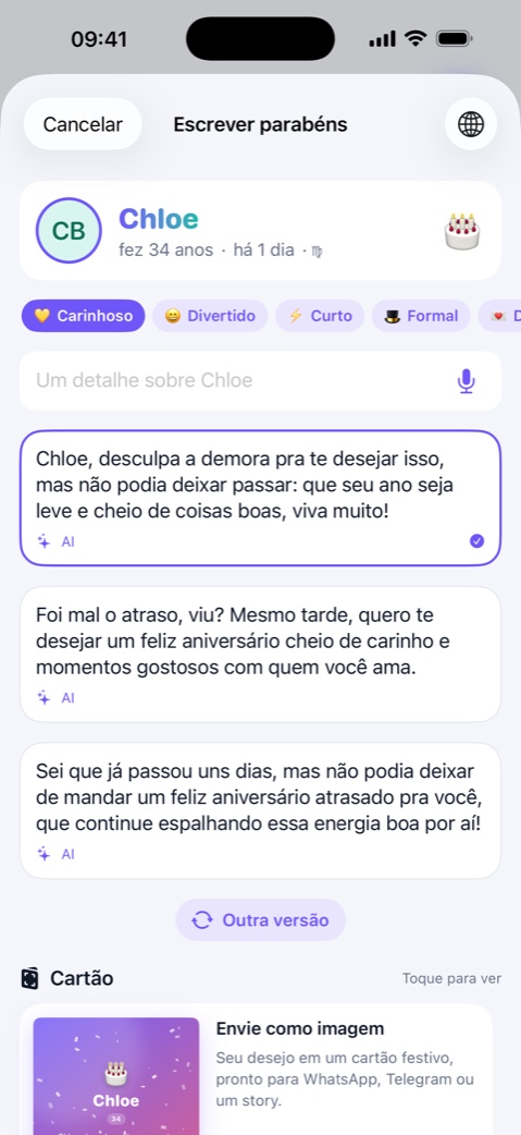 Esqueceu alguém? Ainda dá para arrumar.